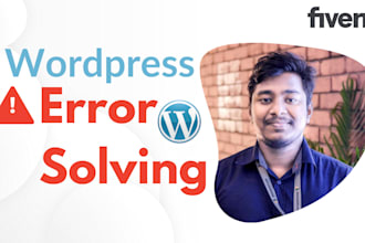 fix critical wordpress errors , elementor and theme problems other plugin issues