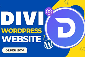 design or edit wordpress divi website, expert in divi theme and divi builder