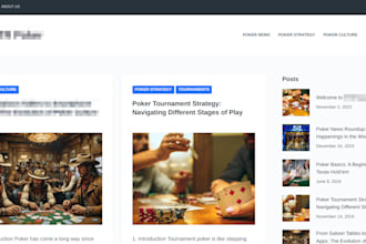 publish a guest post on my poker blog