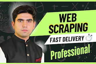 do web scraping, data scraping, python scraping and create website scraper