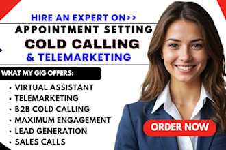 telemarketing virtual assistant cold calling lead generation appointment setting
