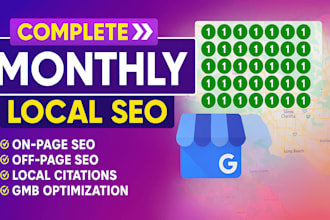 do monthly local SEO services with google my business optimization