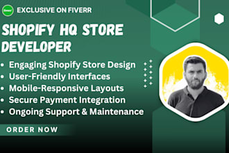 design  shopify online store redesign, clothing, jewelry multivendor website