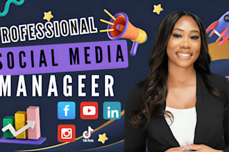 be your linkedin social media marketing manager instagram content creator tiktok
