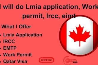 do lmia application, work permit, ircc, eimt