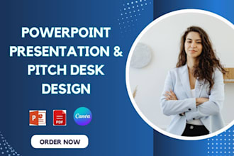 design canva, google slides, powerpoint presentation slides, investor pitch deck