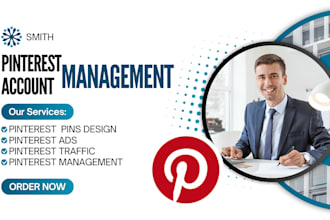 pinterest account and etsy marketing manager  pin for art design and store