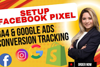 setup facebook pixel conversion API, fix ga4, google ads conversion tracking