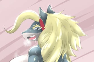 draw nsfw furry illustrations