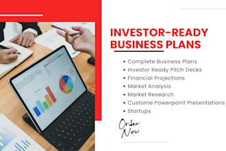 create winning business plans with financials and investor ready presentations