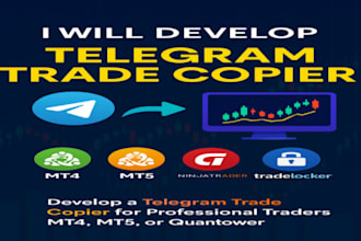 create trade copier for mt4 mt5 ctrader ninjatrader nt8 telegram trade copier