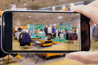 augmented reality app virtual try on VR app 3dunity arcore virtual fitting room