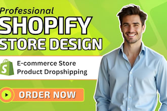 design shopify website redesign shopify dropshipping store revamp shopify store