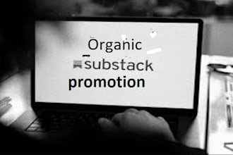 do organic promotion for substack page, substack link to get more subscribers