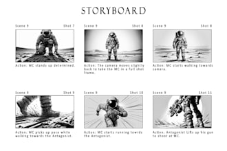 create professional storyboard frames for your animated movie