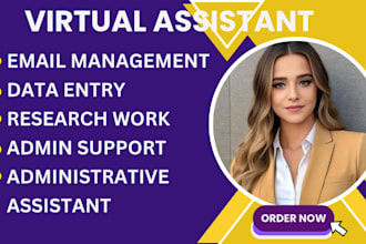 be your long term personal administrative executive VA social media manager