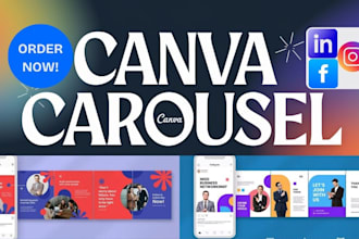design canva carousel, canva template social media post for instagram, linkedin