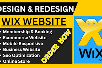 wix website design wix website redesign wix website wix ecommerce wix design
