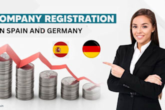 register your business or company in spain or germany vat, taxes