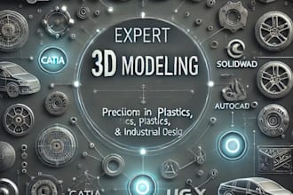 create 3d models, assemblies, and technical drawings