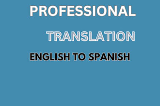 translate english to spanish