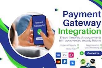 integrate stripe, paypal, any payment gateway to your wordpress, shopify and wix