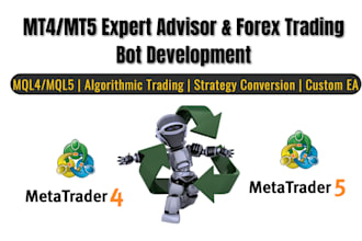 develop expert advisor for metatrader mt4 mt5 trading algorithm