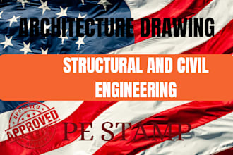 be california structural engineer for california pe stamp drawings