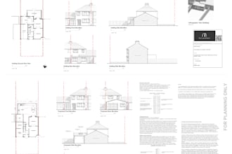 create planning permission drawings for your side and rear extensions