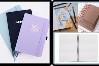 design lead magnet ebook, journal design, ebook writer, ebook pdf design planner