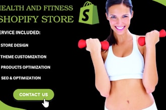 health and fitness shopify store health supplement website health product store