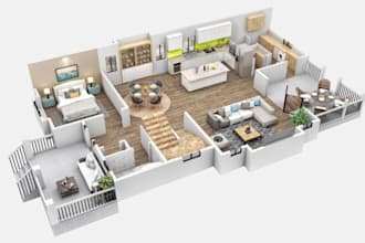 do floor plan, 3d modeling, architect, house plan and autocad for city permit