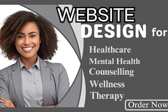 design wellness healthcare counselling medical mental health therapy website