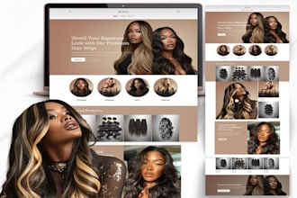 design hair extension website hair extension shopify store for your beauty brand