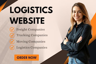 create trucking transport logistics cargo website using wordpress
