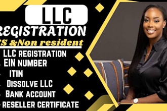 do  USA llc registration ein number for USA non resident dissolve reinstate llc