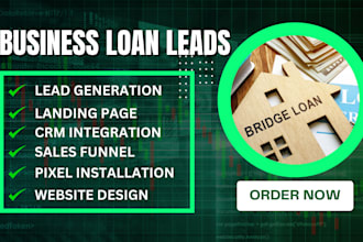 business loan leads business loan landing page business loan website mca leads