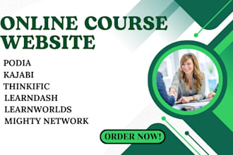 online course website on canvas lms, mighty network, circle lms, tutorlms
