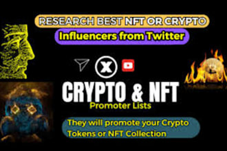 best twitter tiktok instagram linkedin crypto influencer trader social media nft