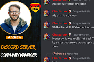 do discord server set up and discord community manager for crypto nft and gaming