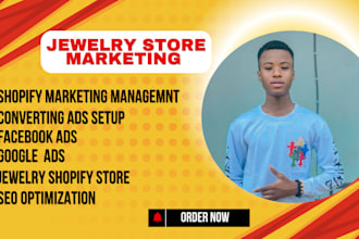 offer jewelry on shopify and use facebook ads to boost sales