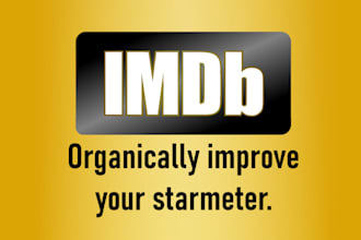 promote your imdb profile to increase or improve starmeter rank