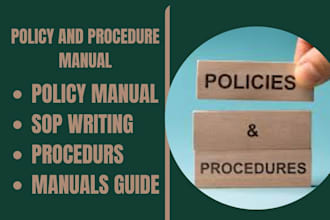policy and procedure,safety and compliance policies ,HR policies and sops