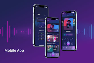 develop custom live streaming online radio station app, podcast app