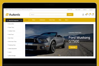design auto part shopify store auto part store automotive store car website