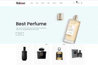 profitable beauty cosmetics skincare website, perfume, fragrance shopify store