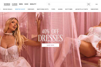 design a modern clothing store clothing website shopify website fashion store