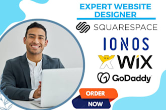 design redesign wix squarespace ionos godaddy website wix seo web com