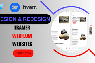 create a framer webflow website figma to framer figma to webflow website expert