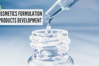 be cosmetic chemist to develop formulation for organic product